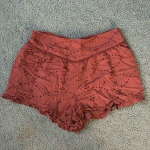 American eagle flowy shorts!! - mauve pink